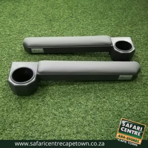 Land Cruiser 70 Series Door Armrest and Cup Holder Set - Grey