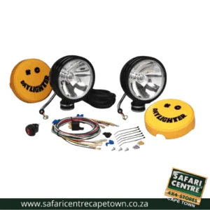 KC Hilites - 6" Daylighter Black Stainless Steel Halogen Pair Pack System