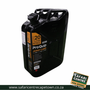 Pro Quip 20L Steel Petrol Jerry Can in Black