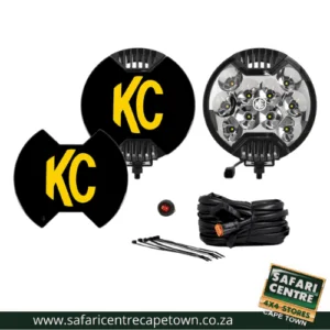 KC Hilites - 6" SlimLite LED 2-Light System with 50W Spot Beam